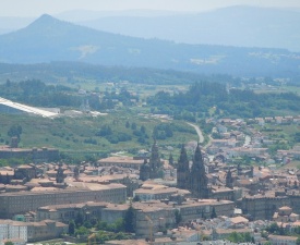 June 2013 Santiago from Monte Pedroso